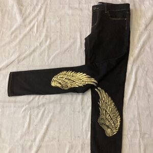 EAGLE WING IDIGO SKINNY JEANS  ( Size:13) (Color :  Dark Blue)  NWOT